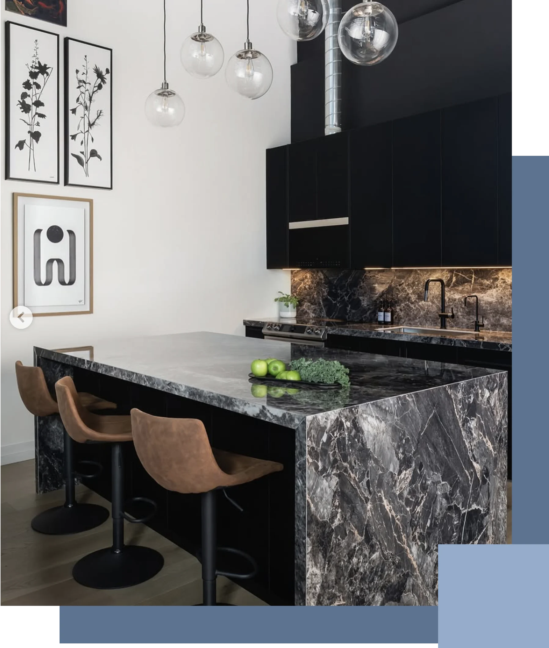 Modern condo renovation showcasing updated living space with contemporary design