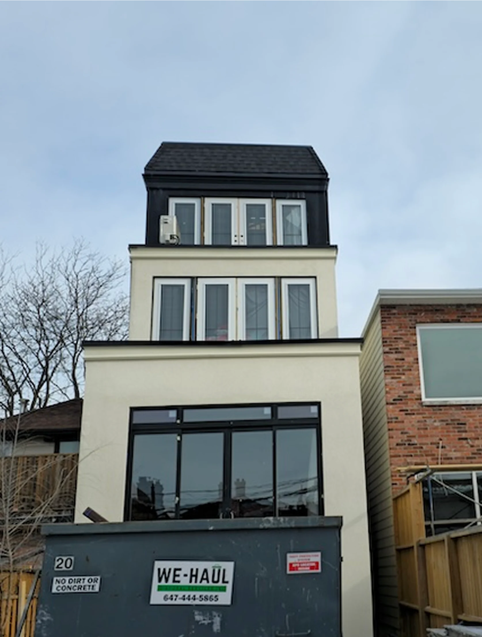Delaware home renovation project - before and after transformation showing complete space redesign