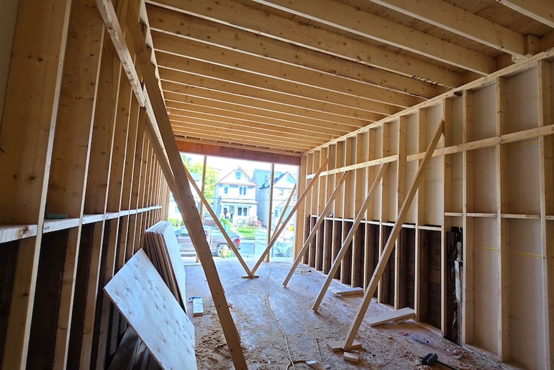 Delaware renovation interior detail - modern kitchen and dining area with contemporary design and premium finishes